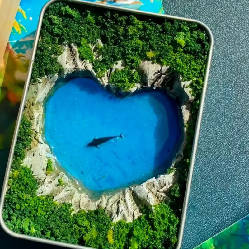 Zone maritime du cœur bleu, y compris les baleines