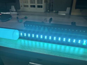 24 В светодиодное пиксельное освещение для ночных клубов DJ DMX RGB Программируемый пиксельный светильник из ПВХ трубки 5050 RGB диско-фары DMX512 управление