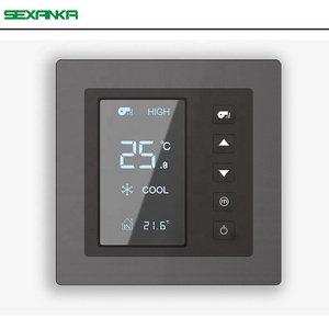 SEXANKA KNX EIB Factory Smart Home <strong>Building</strong> Automatic <strong>System</strong> Wall Switch Temperature Panel Touch Smart Temperature <strong>Controller</strong> - Product Image 2