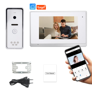 Buenos servicios, videoportero de 7 pulgadas, cámara de seguridad para el hogar, Monitor, compatible con sistema de intercomunicación de llamada interna para edificios - Product Image 1