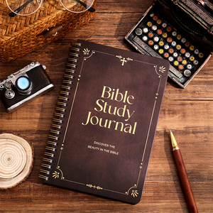 192 Pages Retro BibleJournal Daily Devotional Planner S.O.A.P Method Prayer <strong>Notebook</strong> <strong>with</strong> <strong>Note</strong> Taking Sections - Product Image 1