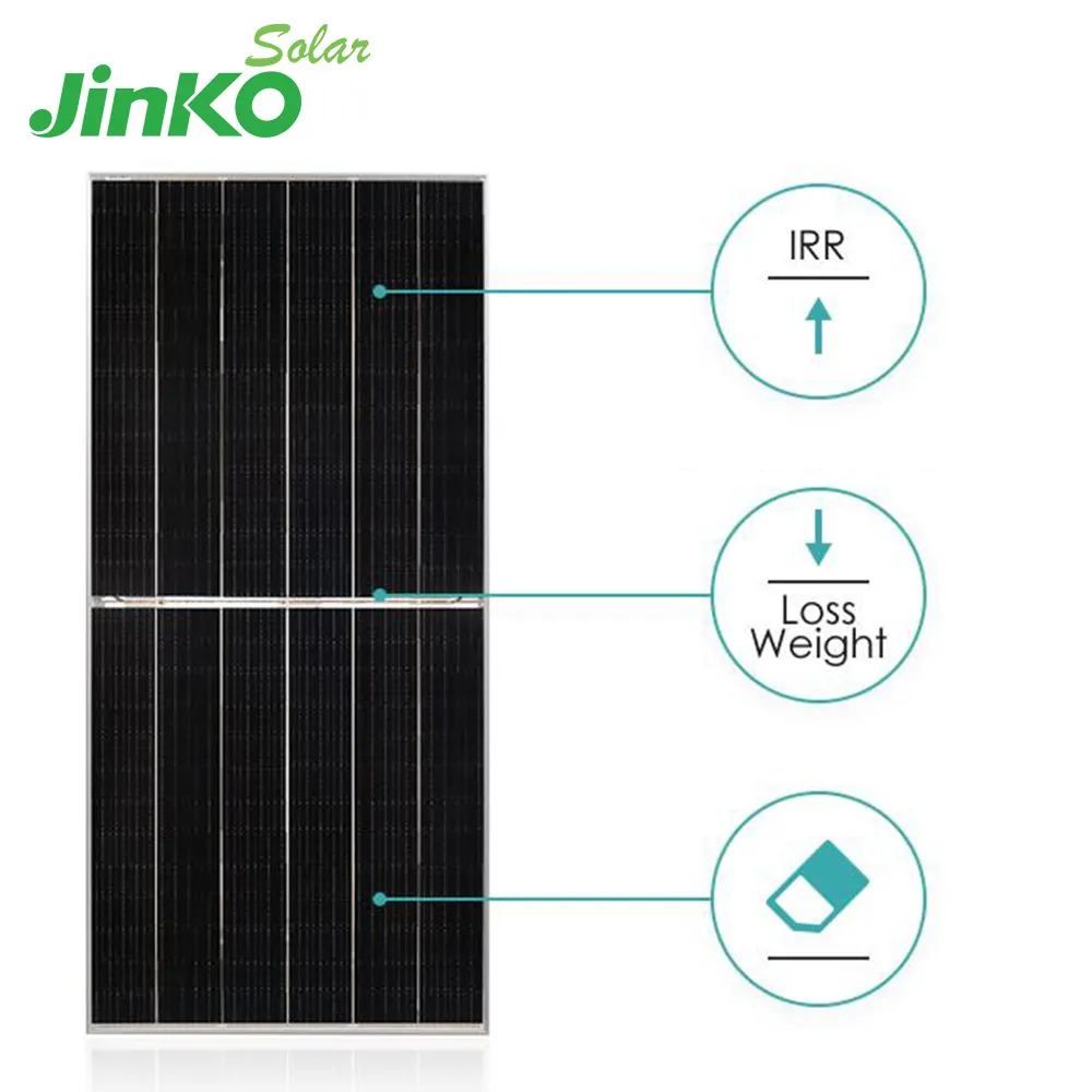 2023 teknologi canggih jingko energi surya mono 550 watt modul surya Panneau Solaire panel surya pasang dan mainkan