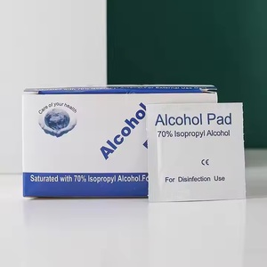75% alkol tek kullanımlık 2 katlı alkol pamuk pedleri: ev temizliği ve telefon dezenfeksiyonu için Ideal - Product Image 3