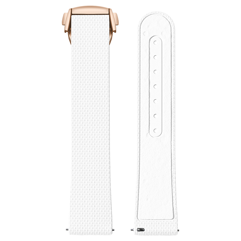 Boucle en or blanc-rose