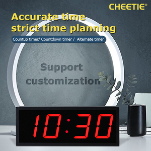 CHEETIE CP18 Wand montage 4 Zoll 7 Segment 4-stelliger Countdown Digitaler Countdown-Timer für die Verwendung in der Studio School