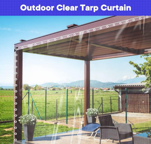 पीवीसी तिरपाल जाल टीएआरपी पारदर्शी स्पष्ट तिरपाल क्रिस्टल स्पष्ट पीवीसी तिरपाल - Product Image 4