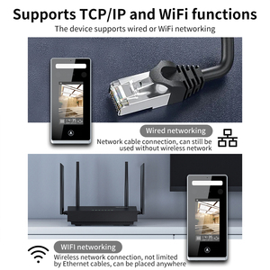 30043-1TK顔認識時間出席マシンオフィス時計サインインフェイス手のひら静脈TCP/IP - Product Image 5