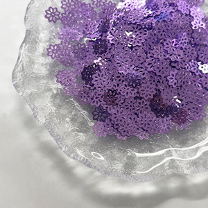 Bán Buôn 10Mm PVC <span class=keywords><strong>Sequin</strong></span> Vải Lớn Hoa Hình Bầu Dục Sequins Cho DIY Crafting Loose Sequins - Product Image 6