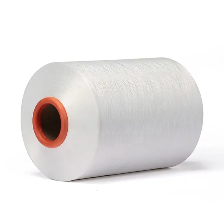 Recycled Polyester Raw White Textile Yarn Dty Yarn From China