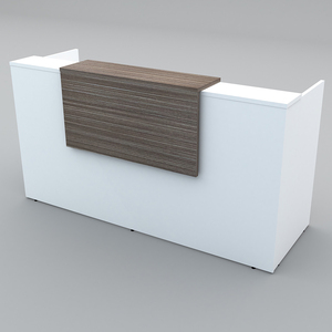 Bán buôn bàn tiếp tân đồ nội thất văn phòng phía trước bàn tiếp tân Walnut Màu tiếp tân bàn văn phòng - Product Image 3