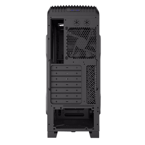 Funda de ordenador para videojuegos con panel frontal de malla, superior con controlador de velocidad de ventilador de 2 canales, ARGB, Torre Midi, funda ATX