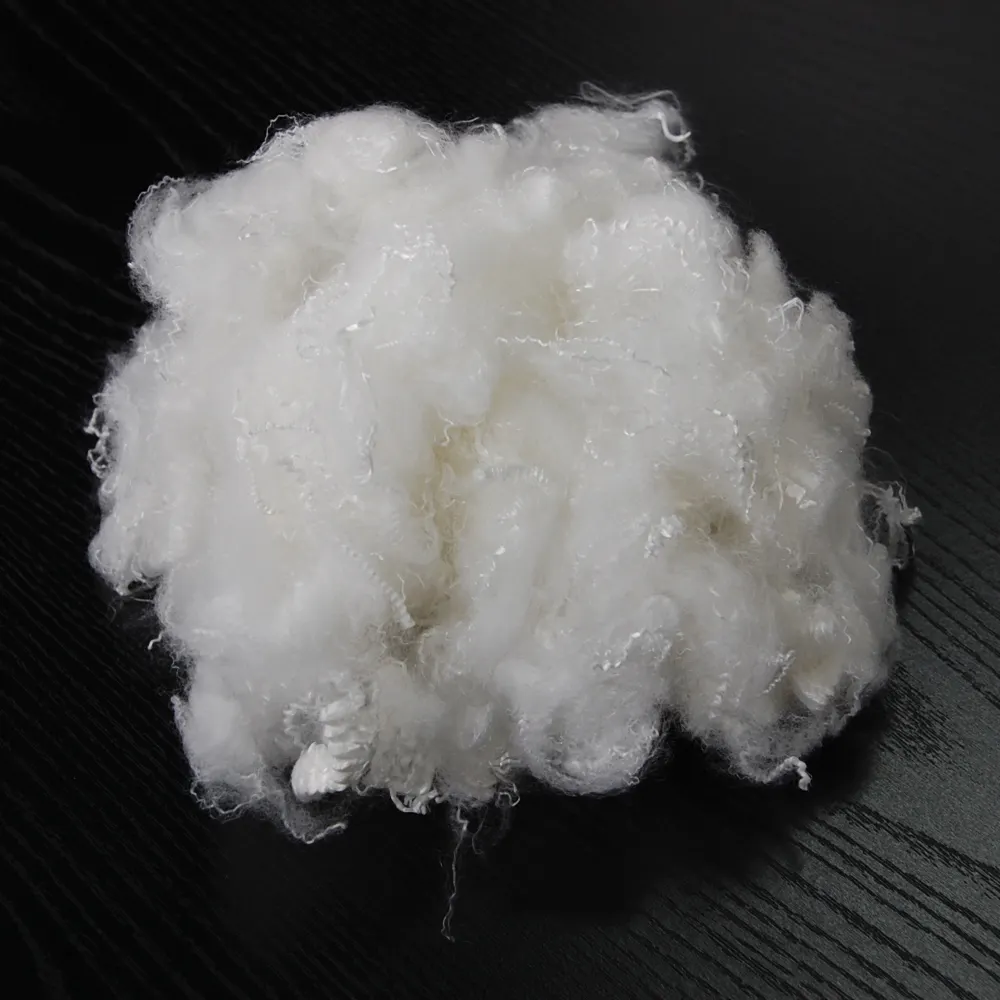 1 Recycled Polyester Staple Fiber Manufacturer and synthetic fiber 7D HCS recycled polyester fiber