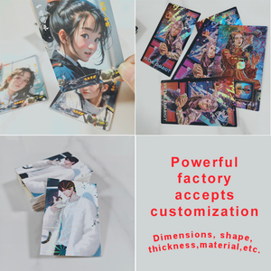 Tùy chỉnh Kpop thần tượng đi lạc trẻ em 55 cái/hộp Hollow Holographic Laser Lomo thẻ Nhật Bản của photocard thiệp chúc mừng làm Kraft tráng giấy - Product Image 2