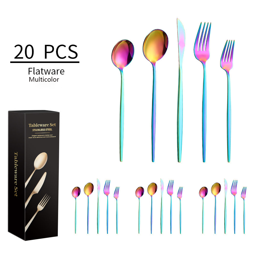 Multicolore 20 pièces