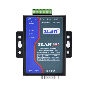 <strong>RS232</strong> RS422 RS485 to Ethernet Converter IOT Modbus RTU to <strong>TCP</strong> Isolated Serial Server Industrial Gateway ZLAN5107 - Product Image 5