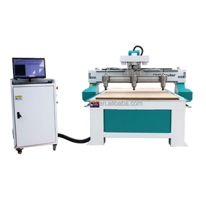 1325-3 <strong>Cnc</strong> 3 Heads <strong>Multi</strong> <strong>Functional</strong> Woodworking <strong>Router</strong> Mdf Door Making Machine M-SHINE - Product Image 1