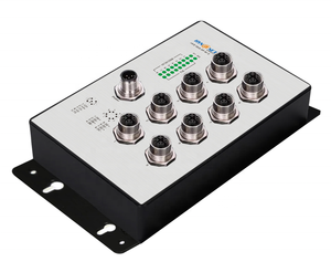 IP40 EN50155 M12 Gigabit Ethernet anahtarı anahtarı geniş aralıklı giriş: 12V-57VDC 8G * M12 Unmanged endüstriyel ağ anahtarı. - Product Image 6