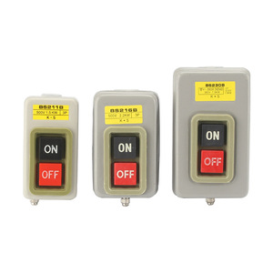 SHUYI BS211B güç kontrol düğmesi anahtarı üç-fazlı Motor başlat düğmesi basın düğmesi anahtarı - Product Image 1