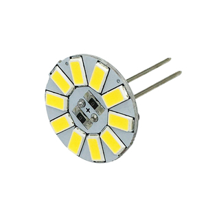ディスク24VG4LED 10-30V12V丸型バックピンサイドピンG4LEDライトランプ電球高品質 - Product Image 1