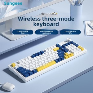 Sanju Kb18 <strong>Wireless</strong> for Bluetooth Three-Mode Luminous Mechanical Gaming <strong>Keyboard</strong> Color Matching Knob Cross-Border <strong>Function</strong> for - Product Image 6