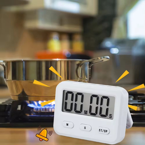 Großbild-LCD-Display Elektronische Küche Timer Kochgeschirr Dual Timer Funktion Wecker Schlaf Stoppuhr Erinnerung - Product Image 2
