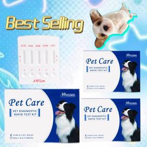 PetCare 5 in 1 Pet Vet Ehrlichia Anaplasma Babesia Leptospira hızlı veteriner teşhis ekipmanları parvovirüs <span class=keywords><strong>test</strong></span> kiti - Product Image 2