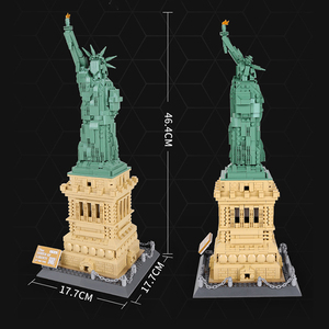 WANGE 5227American Architectural Landmark Statue of Liberty-<strong>New</strong> <strong>York</strong> Building Blocks <strong>Toy</strong> DIY History Educational <strong>Toys</strong> for Kids - Product Image 4