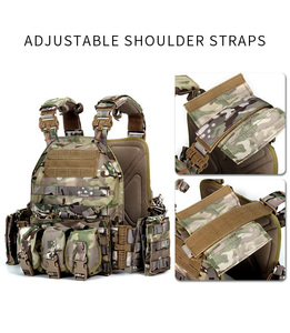 Jsh trọng lượng mới 1000D Polyester 6094 chiến thuật vest Tấm bảo vệ tàu sân bay colete tatico thiết bị quốc phòng cá nhân - Product Image 6