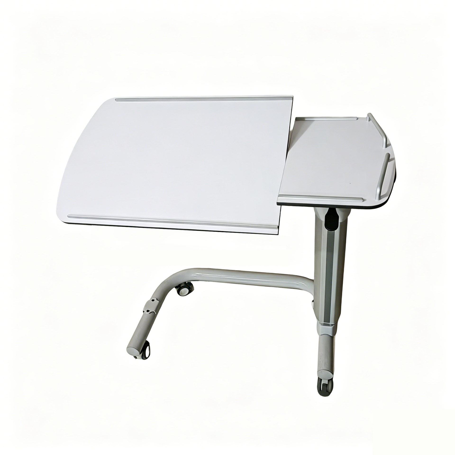 Reversible dining table - white (aluminum alloy columns)