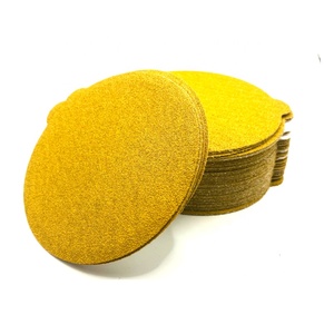 Aşındırıcı aletler sarı PSA zımpara diski kağıt zımpara araba ve Metal taşlama için - Product Image 4