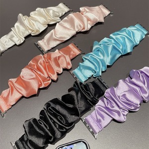 YUSSLAB kış yeni stil Apple Applewatchss9 kayış için uygun ipek eşarp büyük bağırsak Iwatch kayış - Product Image 4