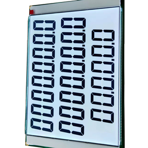 Kundenspezifisches alphanumerisches LCD TN Positives Negatives Segment Anzeige Mono für Kraftstoffspender-Ölmaschine - Product Image 2