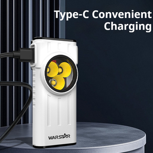 WT3 Ultra-Bright Dual <strong>Light</strong> Source LED Flashlight with Magnetic Type-C Rechargeable and IP44 Waterproof Keychain Flashlight - Product Image 6