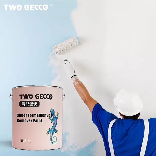 שני Gecco יצרן בית ציפוי נמוך VOC פורמלדהיד מסיר פנים דקור קיר צבעים