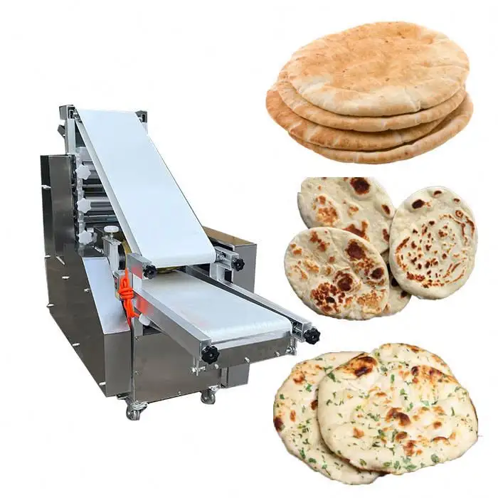 Volautomatische Roti Maker Chapati Making Machine Nan Brood Paratha Maken Machine Commerciële Knoedel Wikkel Machine
