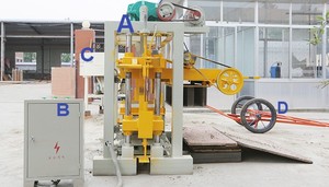 Manual QT40-2 Small Concrete <strong>Interlock</strong> <strong>Block</strong> Machine Hollow <strong>Block</strong> Making Machine Solid Brick Making Machinery with Easy Operate - Product Image 6