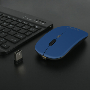 BT recargable Mini inalámbrico RGB retroiluminado teclado y ratón Combo conectividad USB para Windows Laptop Tablet para uso del teléfono - Product Image 3