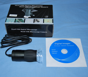 Microscopio digital de bolsillo portátil con aumento de 2.0MP 240X con función de medición para analizar células animales y vegetales, especímenes - Product Image 6