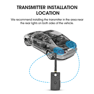 Sistema de cámara inalámbrica 2,4G Kit de monitor de marcha atrás de vehículo de 4,3 "con cámara de estacionamiento
