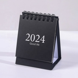 2024 2025 creativo Mini calendario decorazione Desktop versione inglese piano Check-in Notebook uso come cornice per foto - Product Image 6
