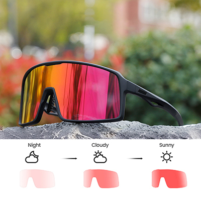 Black frame +Red lens