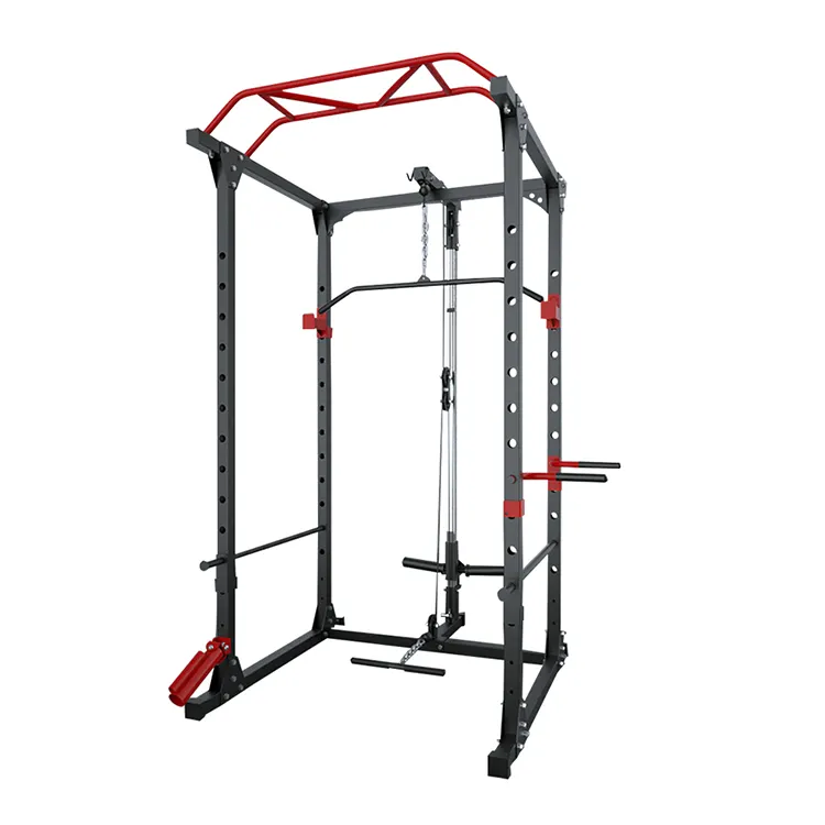 Équipement de Cage de gymnastique multifonctionnel de haute qualité, support de Squat croisé avec traction Lat, offre spéciale