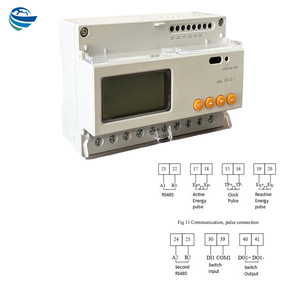 Din Rail Leistungs messer für Solar Wechsel richter PV-System mit LCD für Strom überwachungs system 380V Ausgangs energie zähler - Product Image 6