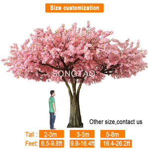New <strong>Products</strong> Large Flower <strong>Tree</strong> 3.3m High and 6m Wide Full Japanese Artificial Cherry Blossom <strong>Tree</strong> for Decor - Product Image 2