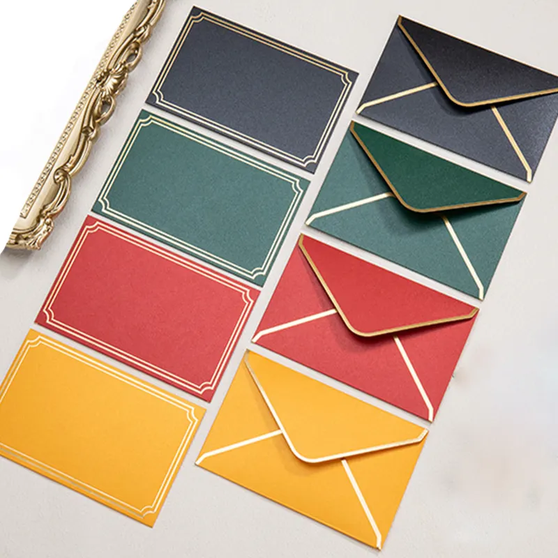Envelope de papel personalizado, envelope para papel de envelope de convite de casamento, folha dourada, a4 a5 c4 c5 c6 a4 a5, 2022