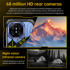 All'ingrosso RuggedX 10000mAh <span class=keywords><strong>Android</strong></span> 14 32MP + 68MP visione notturna robusto telefono 6.8 pollici IP68 impermeabile resistente alla polvere SmartPhone robusto - Product Image 6