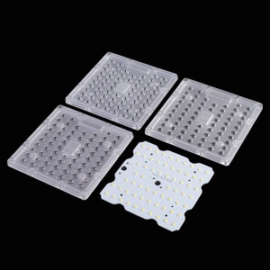Объектив с матрицей 60 / 90/80x150 градусов светодиодный модуль 3030 SMD светодиодных печатных плат 130x130 мм 64 светодиодных линз - Product Image 4