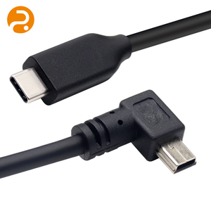 原始设备制造商工业迷你USB 2.0连接器-镀金铜壳，100K配合循环，定制引脚/电线长度，CE/ROHS - Product Image 1