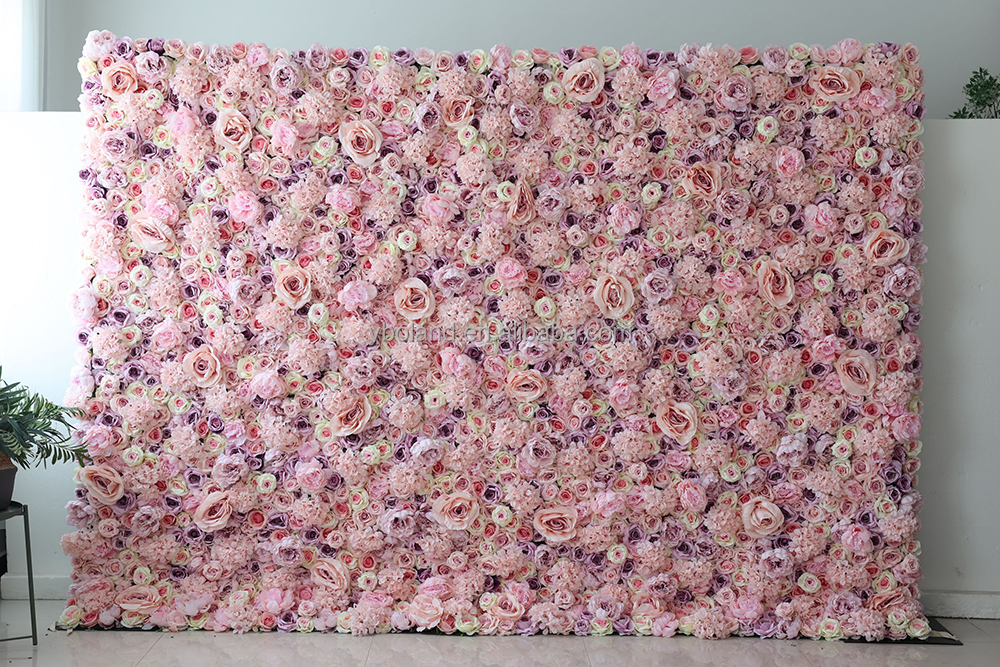 09 # Grand mur de fleurs de Rose
