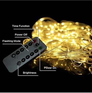 Hochwertige mehrfarbige LED-Lichterketten Fairy Wedding Outdoor-Weihnachts dekorationen mit PVC-Kabel dekorationen - Product Image 3